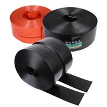 천막호스 일반 고압 흑색 특지 텐트장박지 텐트스커트 동파 세탁기호스 총길이 90m 폭 2인치 50mm부터, 일반(60m/주황색)