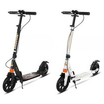 미니전동킥보드 성인용 폴딩 어린이 접이식 샤오미 소형, 트브레이크블랙더블브레이크이중충격흡수