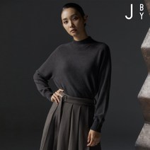 [런칭가119000원]J BY 캐시미어 100 모크넥 홀가먼트 풀오버(여)