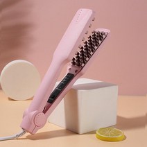 에어브러쉬 헤어 롤 빗 뽕빨 드라이기 에어 멀티 스타일러 뿌리 볼륨 브러쉬 뽕 고데기 푹 컬러 골판지 컬링 언 세라믹 크림 퍼 볼류마이저 옥수수 파마 부목 웨이버 747EA 9, 01 Pink, EU