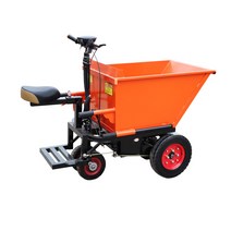 농업용 전동운반차 전동구루마 궤도운반차 손수레, 60V1200W + 3 도어 사각 버킷