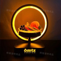 LED쟁반 클럽 홈파티트레이 샴페인 과일 라운지 양주, I