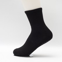 칼라포인트 두꺼운발목양말 여자발목양말 여자단목양양말 중목, 블랙발목