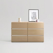 [플레인홈] 에인트 광폭 빅 와이드 서랍장 3단 1200 (착불), 색상:아이보리