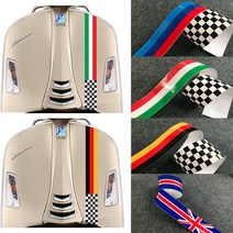 베스파 포인트 튜닝 스티커, (02)블랙 유니언잭