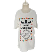 (빈티지홍)아디다스 퍼렐텅 남성 반팔 티셔츠 100