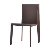 하이파 포랜2 천연가죽식탁의자 색상4, 브라운