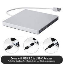 블루레이ODD CDRW 외장 슬림 DVD RW CD 라이터 드라이브 버너 USB C타입 30 리더 플레이어 노트북 PC용 광학, 2.USB30