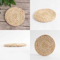 마트498 라탄식 컵받침 15cm 주방물품 가정용품 주방기물 라탄티코스터 컵받침제작 컵코스터 주방도구 주방집기