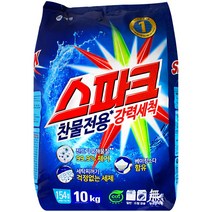 스파크 찬물전용 세탁세제, 10kg, 1개