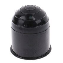 자동차 견인고리 견인볼유니버설 50mm 트레일러 볼 커버 보호 히치 토우볼 (검정색), 01 Black