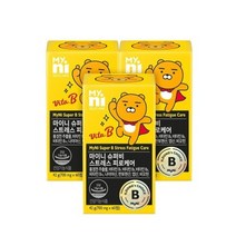 마이니 슈퍼비 스트레스 피로케어 60정 3개, 마이니 슈퍼비 스트레스 피로케