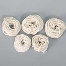 [펠트친구] 마크라메 실 면로프(면줄) 한타래[1374], 90합