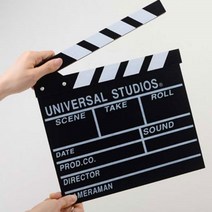 영화 뮤비 유튜브 촬영 소품 슬레이트 클래퍼 보드 슬레이트 _ 7501209EA, $ 본상품선택