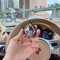 마일론 갤러리1 명품 차량용 방향제 고급 자동차 송풍구 디퓨저 리필, 다크그레이, 블랙체리, 쇼핑백 추가