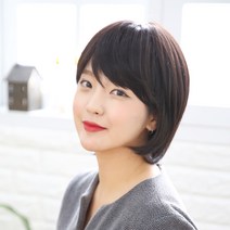 프리티레이디 짧은머리 여성 통가발 레이어드 숏컷 전체가발 GOOD LUCK TO YOU, 04다크브라운