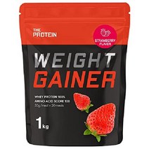 ZAPRO 웨이트 게이너 프로테인 스트로베리 플래이버 1 KG, 5. 딸기 맛
