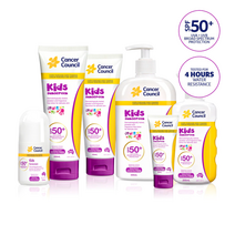 [호주]캔서카운슬 어린이 선크림 선스크린 SPF50+ 워터프루프, 500ml