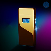 오슬리 카운트업 USB 플라즈마 라이터, 골드