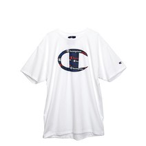 챔피온 남성 반팔티셔츠 GT23 링거티 반팔 티셔츠 여름티 솔리드 무지티 라운드티 유행 커플티 트렌드 루즈핏