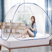 초간단 원터치 모기장 아기 텐트 야외 캐노피 방충망 845962EA, 1인용
