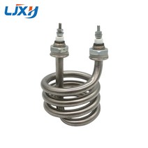 전기온수기부품 ljxh 220v380v 전기 물 증류기 가열 히터 요소 2.5kw3kw4.5kw 나선형 스테인레스 스틸 침수 히터 파이프, 380v 210ss, 2500w 80mm m16