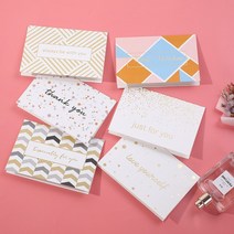 초대장 카드 인사말 카드 봉투 세트 감사 비즈니스 선물 메시지, 07 7-8.5x12.5cm-6 pcs