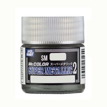 mr.hobby GUNSM201 군제 슈퍼 메탈릭 2 (10ml), SM203 슈퍼 아이언 2