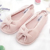 홈앨리스 덧신실내화 10종모음, 06깅엄트임-핑크-M