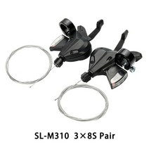자전거 변속 기 레버 acera shimano sl-m310 산악 하이브리드 부품용 3x8단 시프터 오른쪽 왼쪽, 1 쌍 왼쪽 오른쪽