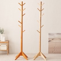조은세상 원목 스탠드 옷걸이 행거 스탠딩 사각A, 내추럴