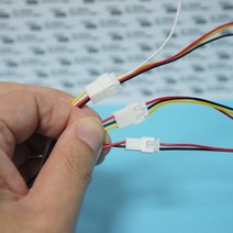 [파츠키츠] XH2.54 26AWG 케이블 커넥터 하네스 연장선 20cm 아두이노, XH2.54-4P-M20 (4핀/수/20cm)