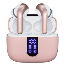 Mankiw맨큐 무선 블루투스 이어폰 X08, 핑크