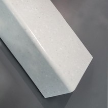 BMC 인조대리석 마루굽틀 80X80X1700 현관 인테리어자재 마루귀틀 귀틀 타일 마감재 재료분리대 (스노우 컬러) 10개