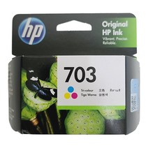 HP정품잉크 No.703 CD888AA K209A K109G K109A 컬러, 1개