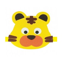 역할놀이 동물 머리띠 A세트, 호랑이