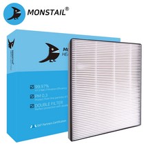 몬스테일 MCH-107 기아 K7 프리미어 하이브리드 PM0.3 HEPA H13등급 자동차 캐빈 에어컨 헤파필터, 1매입