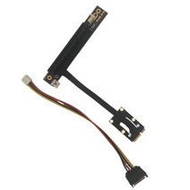 그래픽 라이저카드 핫세일 미니 PCIe-PCI-E 3.0 X16 어댑터 케이블 외부 그래픽 카드 mPCIe-16x 라이저 안, 02 216AD_05 30CM