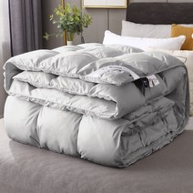 [ ENENT 1+1 3일총알배송 ]리얼 구스이불 솜털 90% 거위털 이불 여름 겨울 이불커버 힐튼 호텔 베게, 220x240cm겨울이불[실온약6근5-10℃]