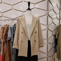 주크 NC13 루즈핏 더블버튼 린넨자켓 Z202MSF109