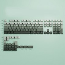 OEM 측각 LED투과 컬러 그라디언트 키캡 PBT 이중사출 (5가지), 그린