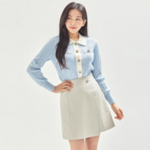 로엠 로엠 배색 카라 가디건 RMCKC12R15