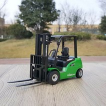 피규어 모형 1:25 Scale Hangcha Forklift 35 스태커 다이 캐스트 합금 건설 기계 컬렉션 품보기 완구, b