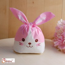 이홈베이킹 복주머니형 보자기토끼 봉투 대, 20개, 1개, 핑크