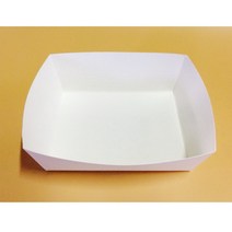 [특가]치킨트레이 파닭 한마리용 200매 160x125x56 mm 종이 포장 용기 속지