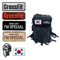 mh_자수 크로스핏와펜 전술 태극기 귀여운와펜 붙이는 와펜 가방에 꾸미기 패치 액세서리 뱃지 찍찍이