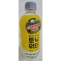 [호호마켓]캐나다드라이 토닉워터 pet, 24개, 300ml