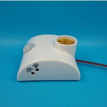 침대 스마트사이드테이블 램프베이스 E27 표준 AC 170-250V 램프 전구베이스 적외선 IR 센서 자동 벽 조명 홀더 소켓 PIR 동작 감지기, [02] As Show