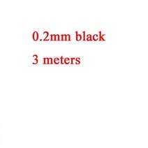 니크롬선 열선 0.1 1mm 0.5mm 순도 텅스텐 와이어 3 미터 99.95% DIY 실험 볼프람, 09 0.2mm black 3M