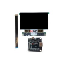 3D 프린터 Lcd 단색 Hdmi To eDP 주얼리 치과 스크린 SMP1018K13A0 101 인치 8K 액세서리, Screen and Driver